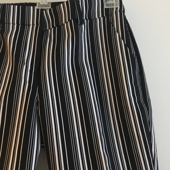 Express black/white stripe pants - Picture 2 of 8